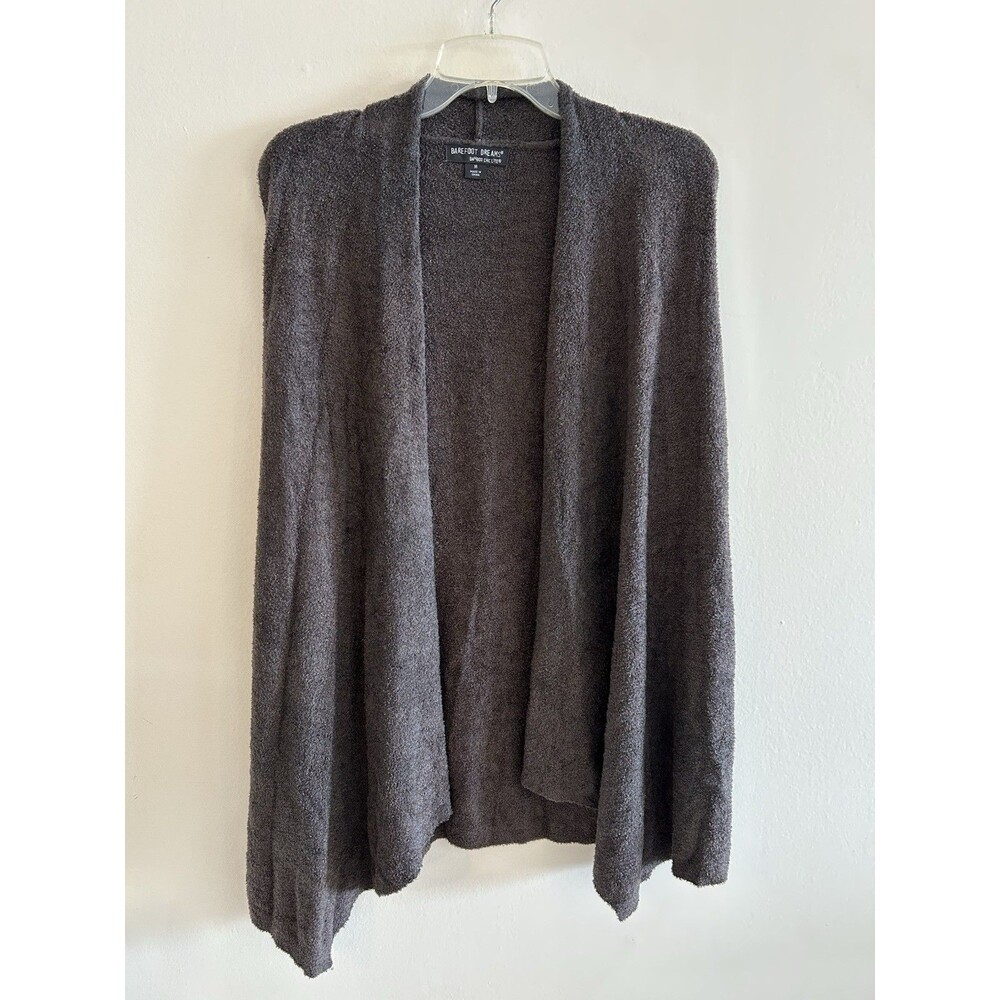 BAREFOOT DREAMS Bamboo Calypso Wrap Cardigan in Cocoa Size M